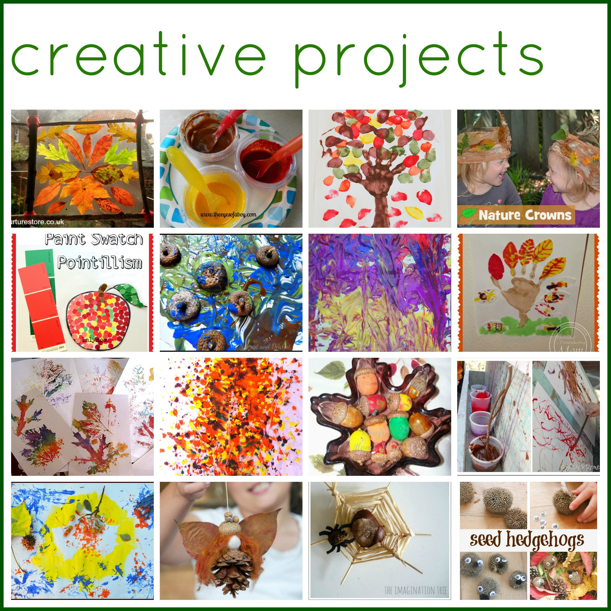 Creative Art Ideas For Preschoolers
 50 Autumn Play and Art Activities for Kids The