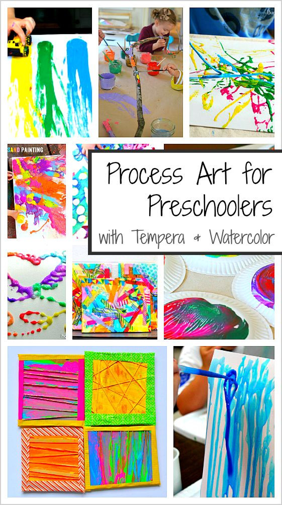 Creative Art Ideas For Preschoolers
 20 Process Art Activities for Preschoolers Using Paint