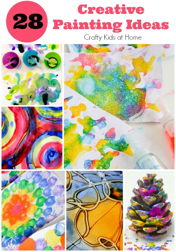 Creative Art Ideas For Preschoolers
 28 Creative Painting Ideas for Kids Crafty Kids at Home