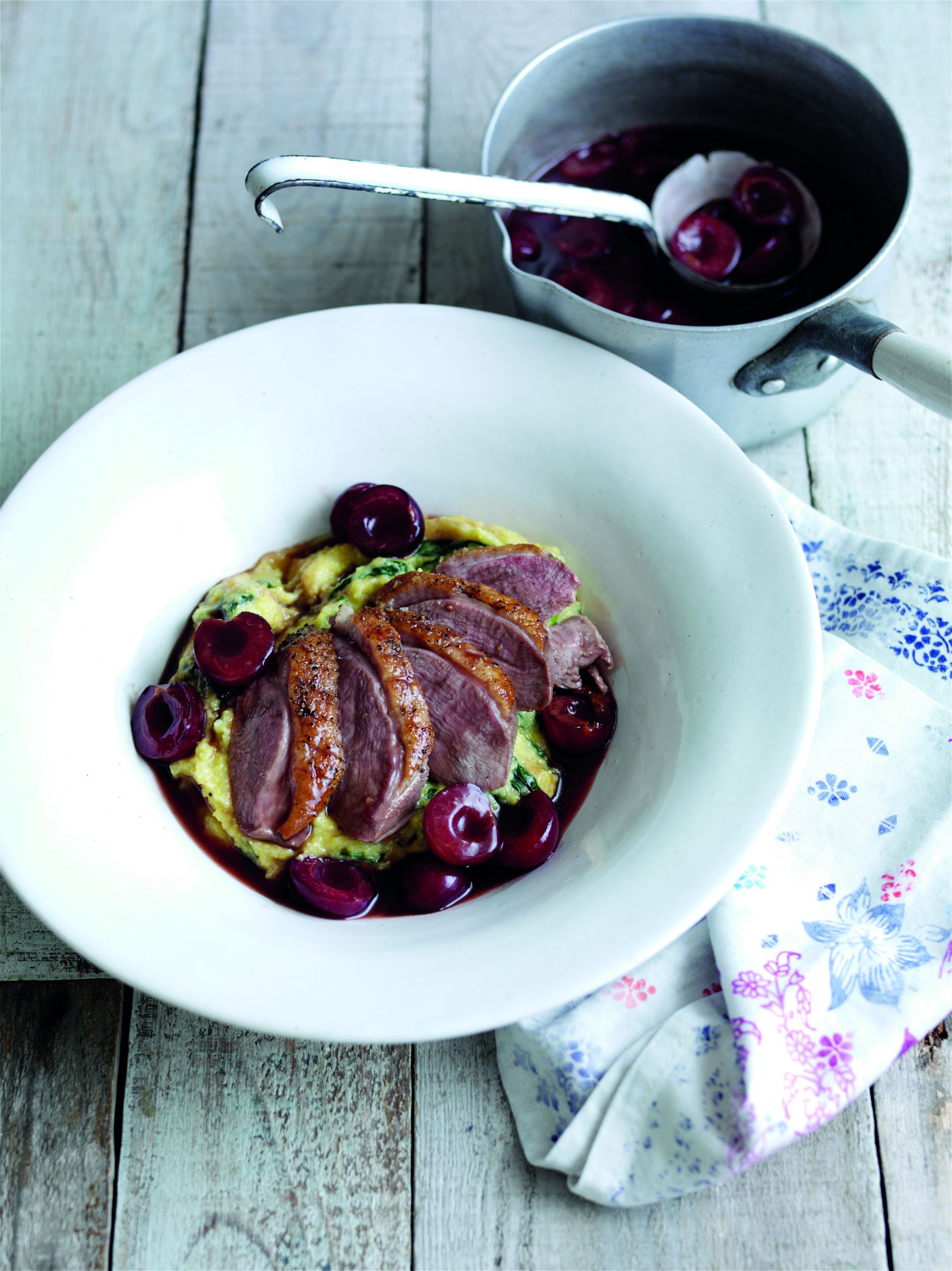 Crispy Duck Breast Recipes
 Recipe Crispy skinned duck breast with a cherry sauce and