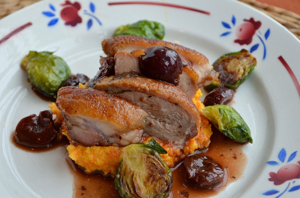 Crispy Duck Breast Recipes
 Crispy Duck Breasts with Balsamic Cherry Sauce Roasted