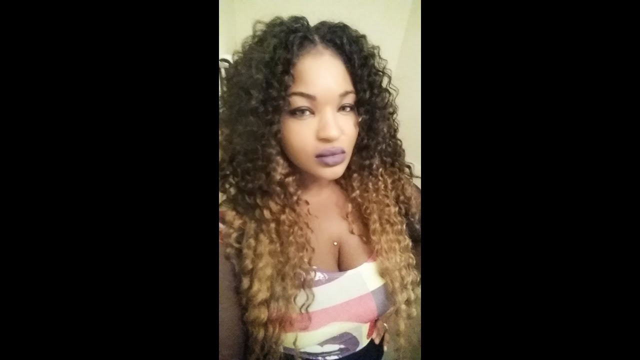 Crochet Weave Hairstyles
 4 TONE EASY OMBRE Look with CROCHET BRAIDS FREETRESS DEEP