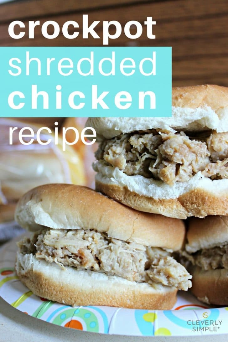 Crock Pot Shredded Chicken Sandwiches
 Crockpot Hot Shredded Chicken Sandwich Recipe Cleverly