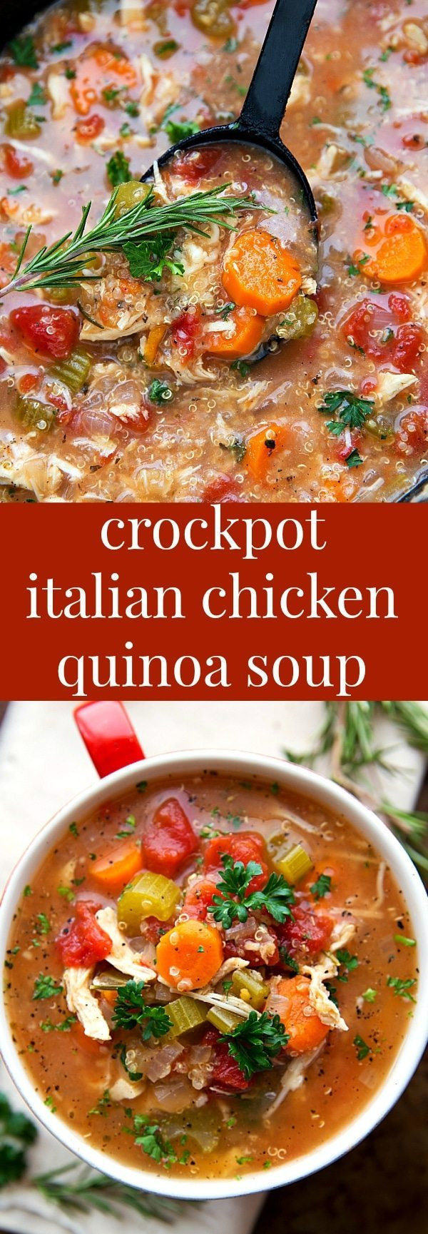 Crockpot Chicken And Vegetable Soup
 Crockpot Italian Chicken Quinoa and Ve able Soup