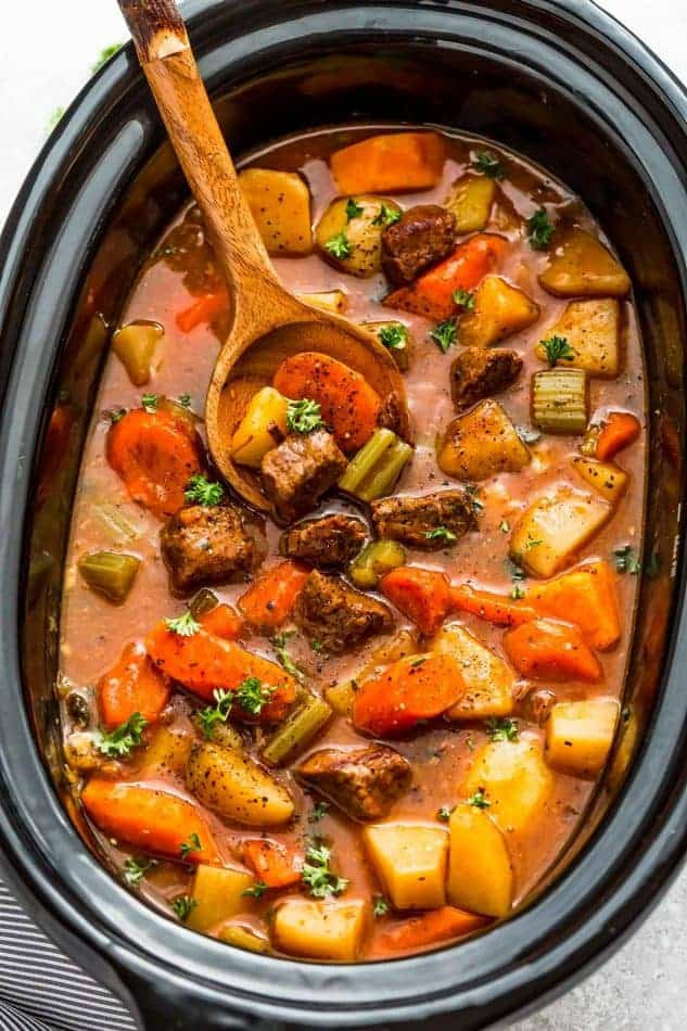 Crockpot Recipe For Beef Stew
 Easy Old Fashioned Beef Stew Recipe Made in the Slow Cooker