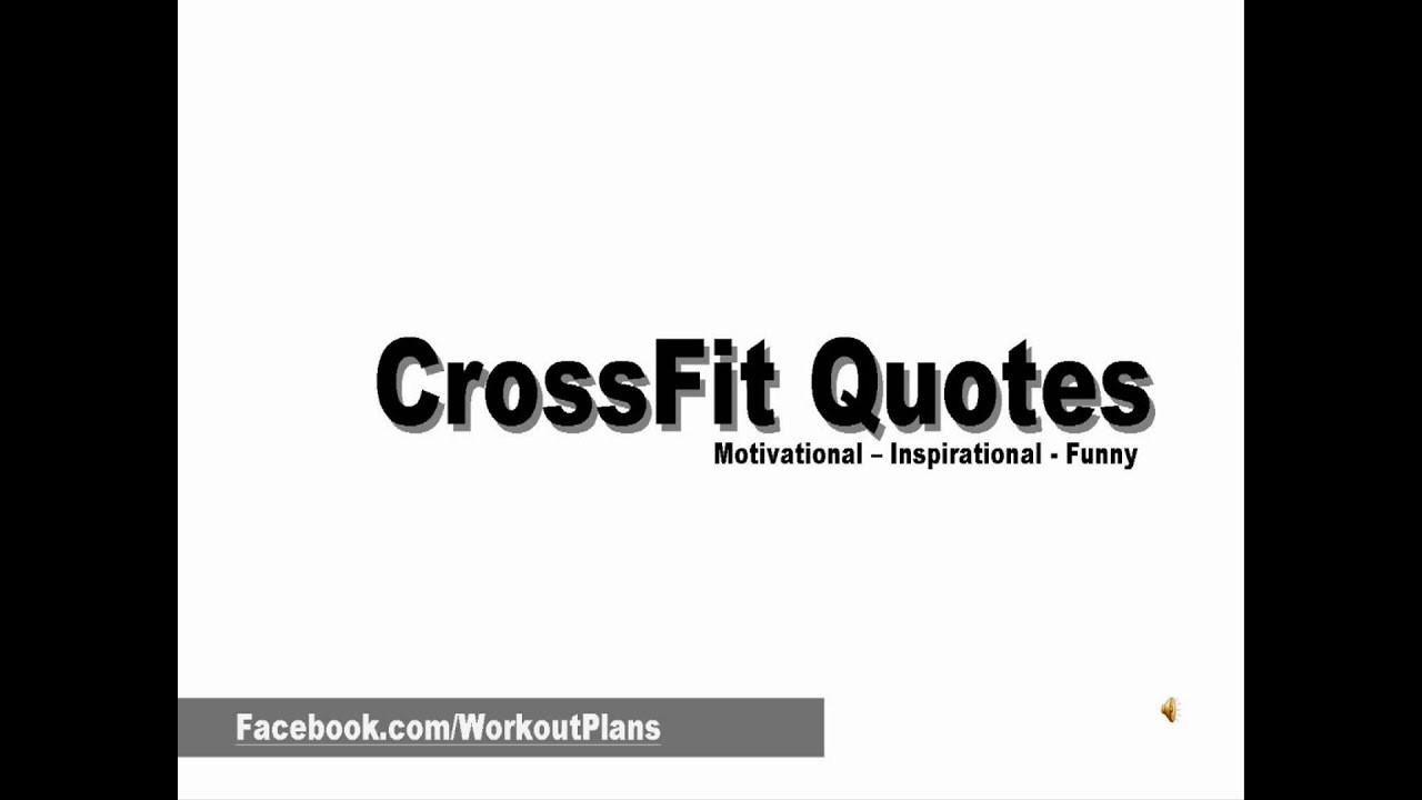 Crossfit Quotes Funny
 CrossFit Quotes