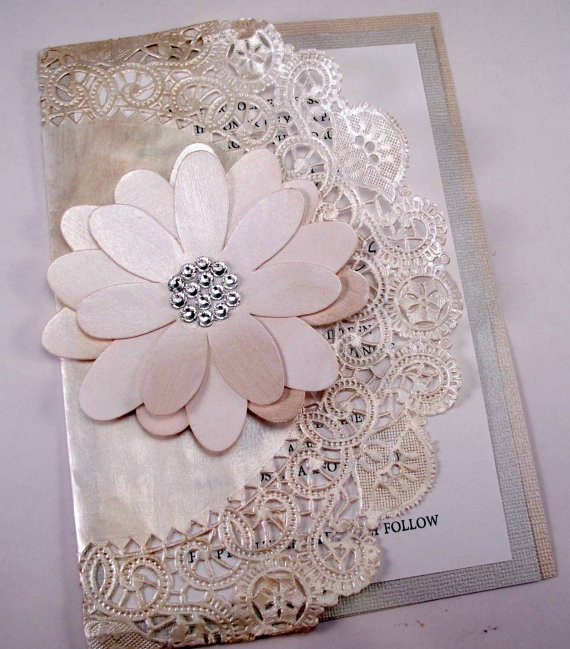 Crystal Wedding Invitations
 Do You Fancy a Love Affair with this Romantic Color