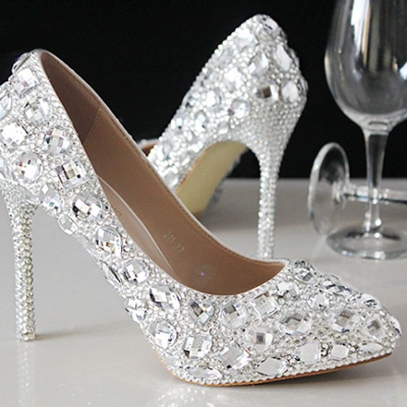 Crystal Wedding Shoes
 New summer crystal shoes wedding shoes bridal shoes