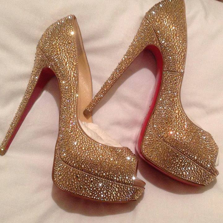Crystal Wedding Shoes
 bridal shoes – Christian Louboutin Strass & Crystal shoes