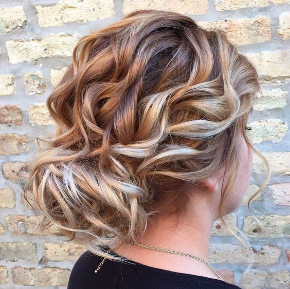 Curly Updos Prom Hairstyles
 loose curly updo is perfect for a wedding prom or any