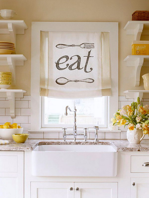 Curtain Ideas For Kitchen
 Creative Kitchen Window Treatment Ideas Hative