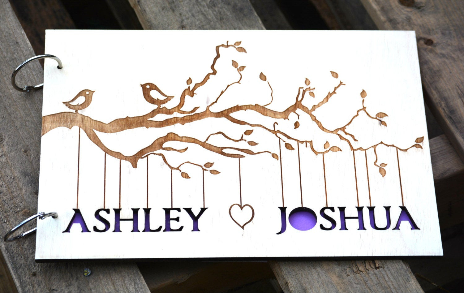 Custom Wedding Guest Book
 Personalized Wedding Guest Book Rustic Sign In Book Barn