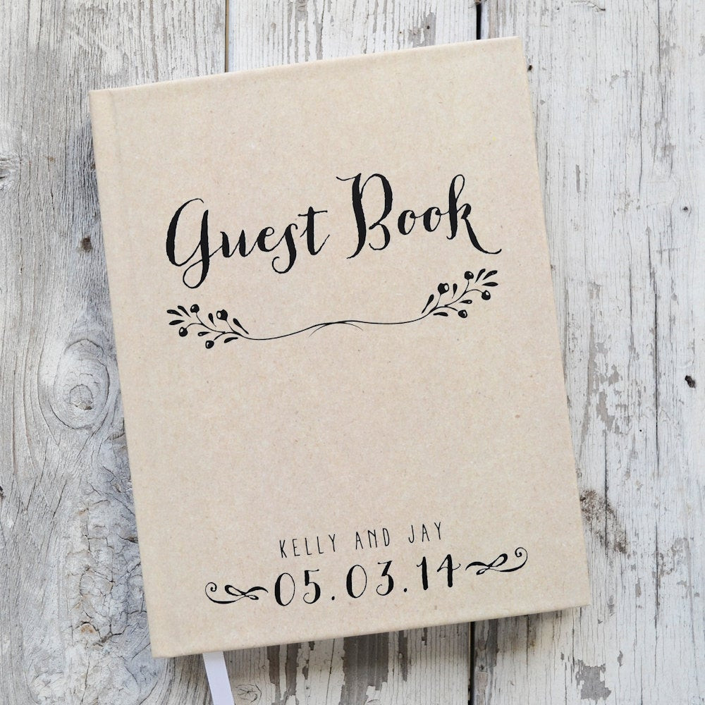 Custom Wedding Guest Book
 Wedding Guest Book Wedding Guestbook Custom Guest Book