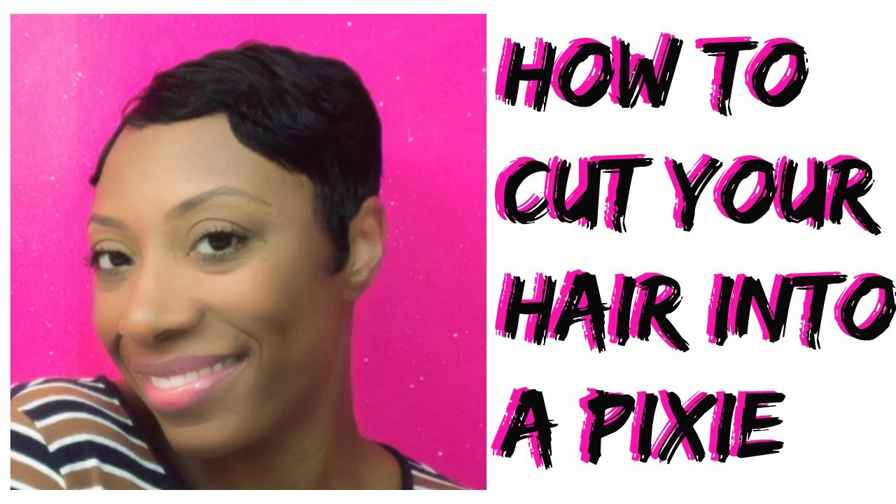 Cut Your Own Hair Short
 How To Cut Your Own Hair Into A Pixie Cut or Short Cut