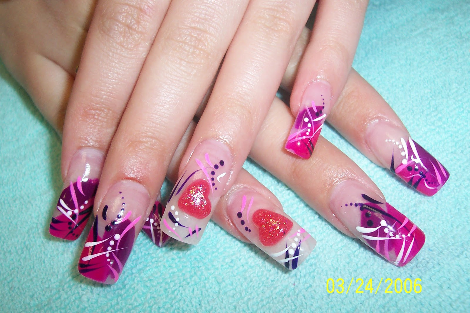 Cute Acrylic Nail Ideas
 nail arts fashion Nail Art Design for New Years