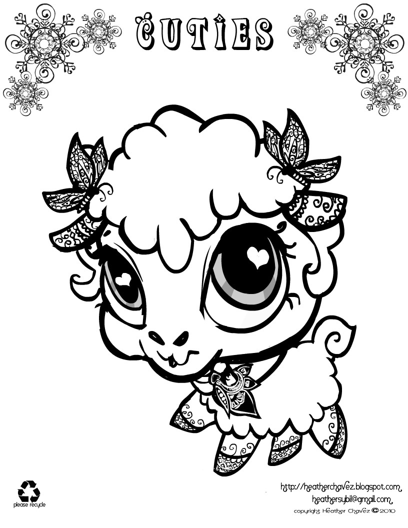 25 Best Ideas Cute Animal Coloring Pages for Girls - Home, Family