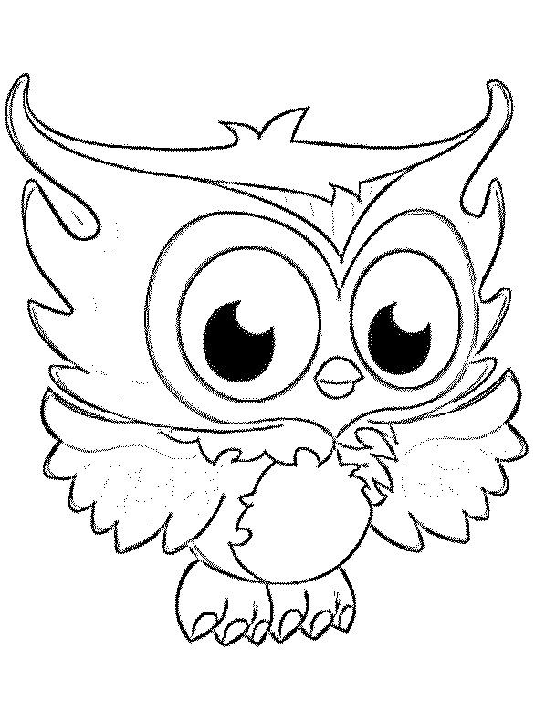 Cute Baby Owl Coloring Pages
 89 best Border Clipart images on Pinterest