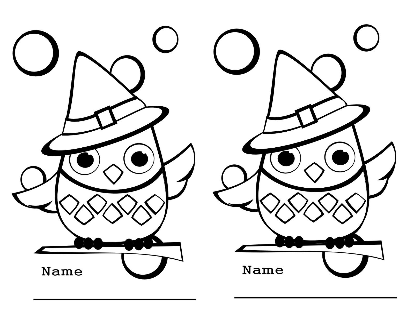 Cute Baby Owl Coloring Pages
 Baby Owl Coloring Pages