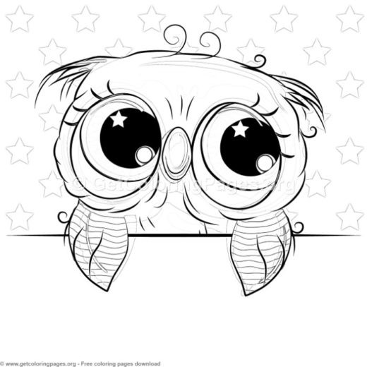 Cute Baby Owl Coloring Pages
 baby owl coloring pages to print – GetColoringPages