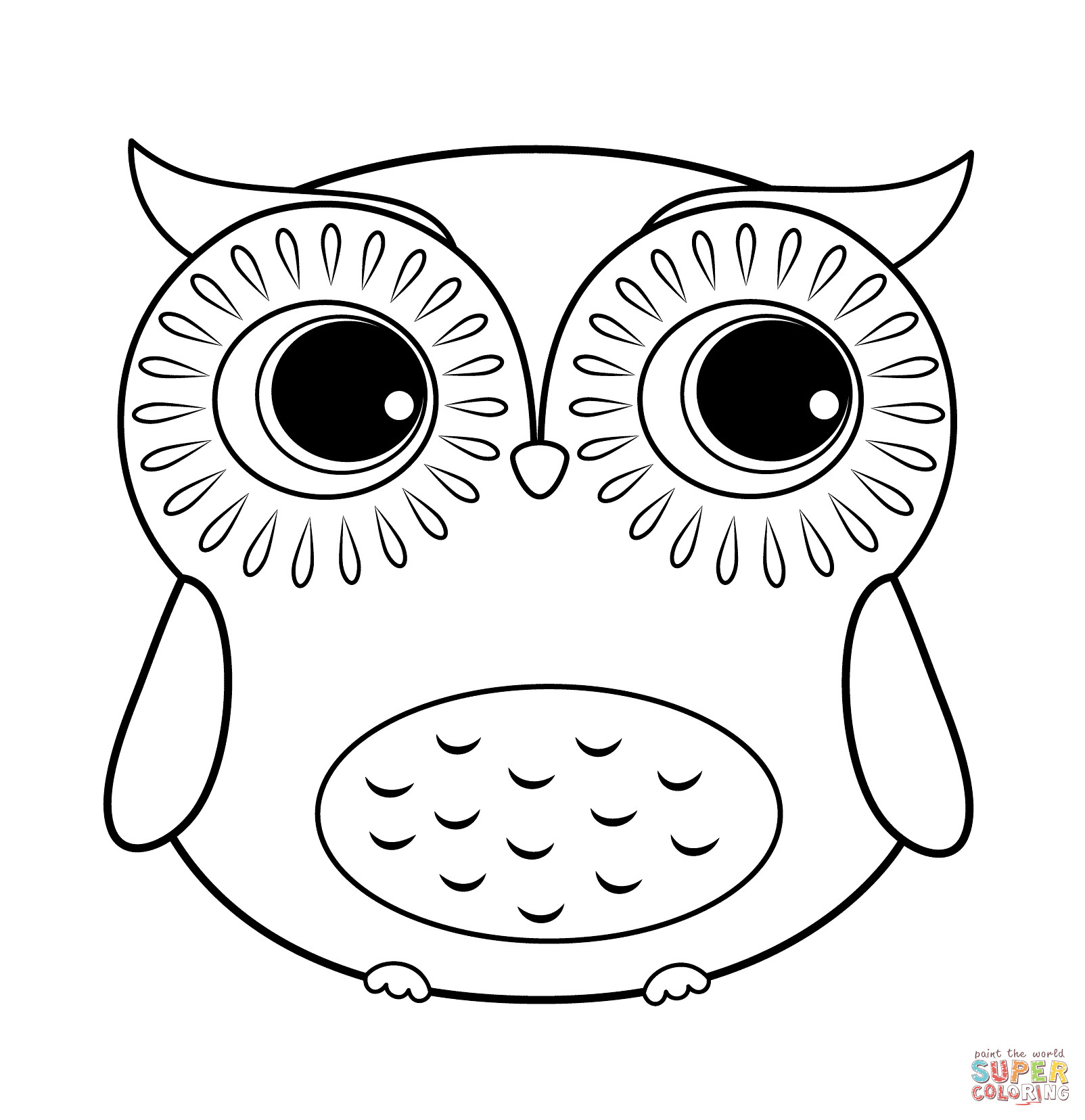 Cute Baby Owl Coloring Pages
 Cute Baby Owl Coloring Pages Coloring Home