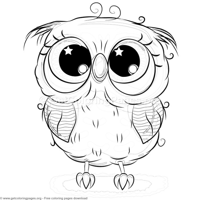 Cute Baby Owl Coloring Pages
 Owl Pages That Are Already Colored Coloring Pages