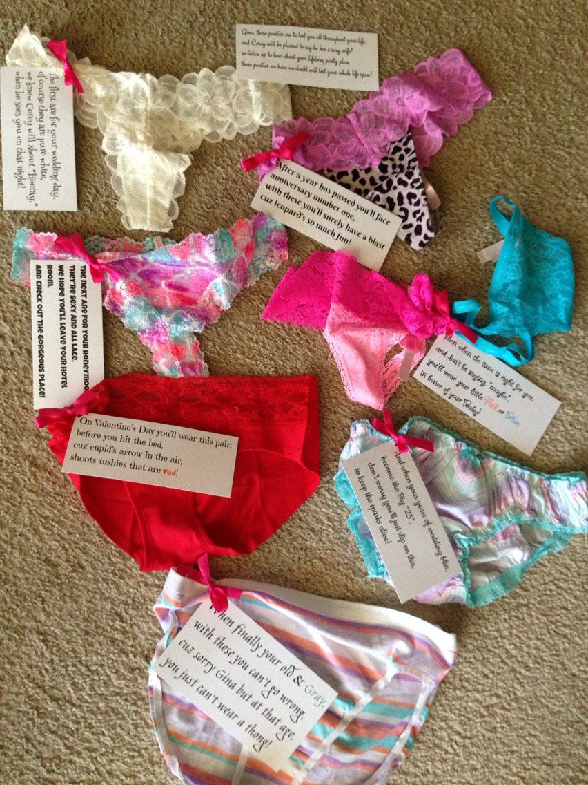 Cute Bachelorette Party Gift Ideas
 Bachelorette Gift Panty Poem by DesirableEventsByDes on