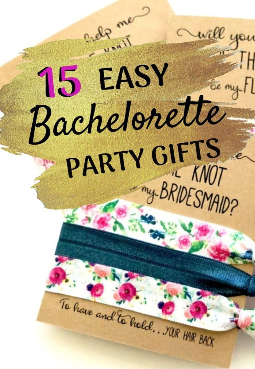 Cute Bachelorette Party Gift Ideas
 15 Easy Bachelorette Party Gift Ideas The Swag Elephant