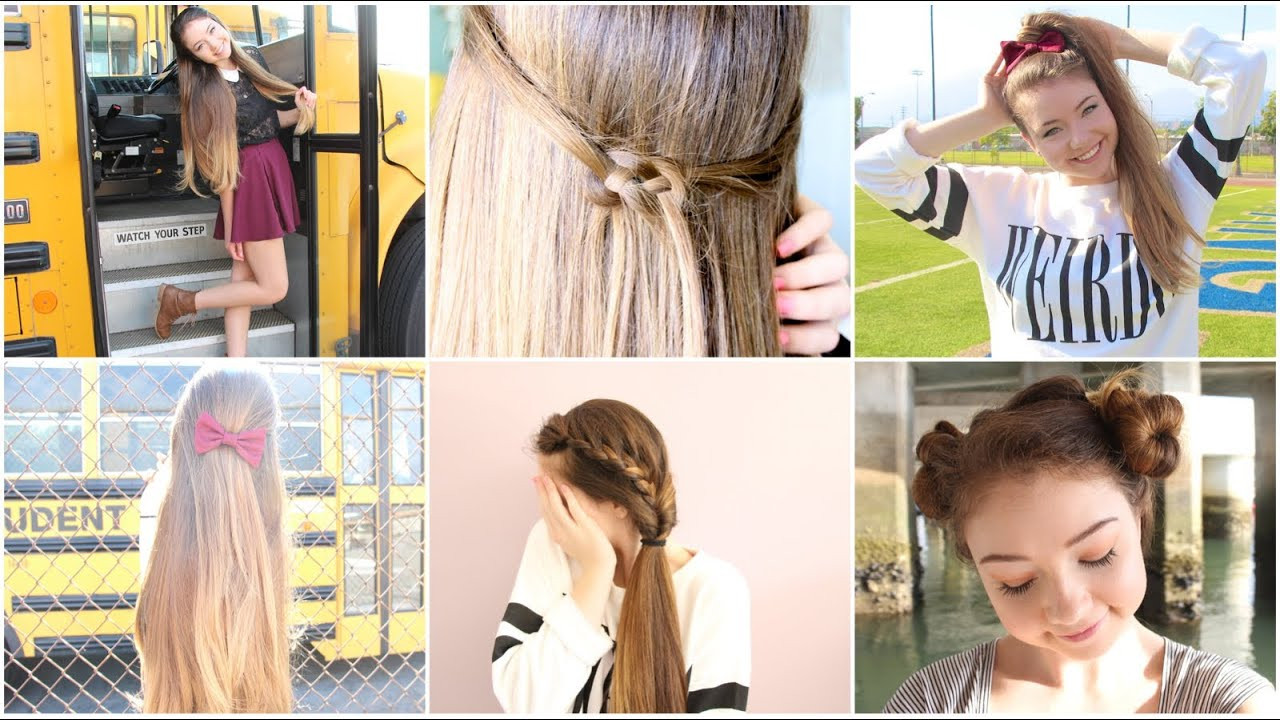 Cute Back To School Hairstyles
 5 Quick n Easy Back to School Heatless Hairstyles