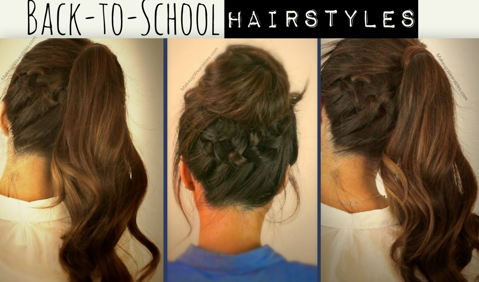 Cute Back To School Hairstyles
 Learn 3 Cute Everyday Casual Hairstyles Updos