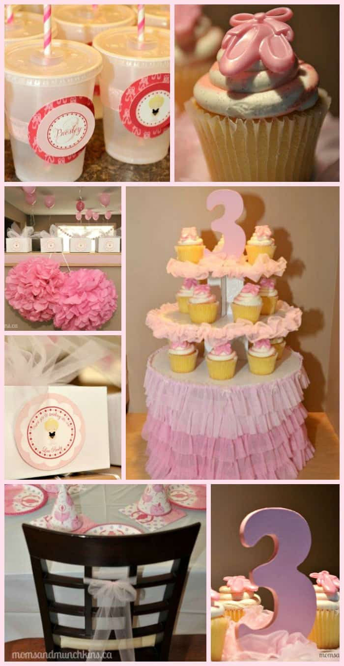 Cute Birthday Decorations
 Ballerina Birthday Party & Tutu Cute Ideas Moms & Munchkins