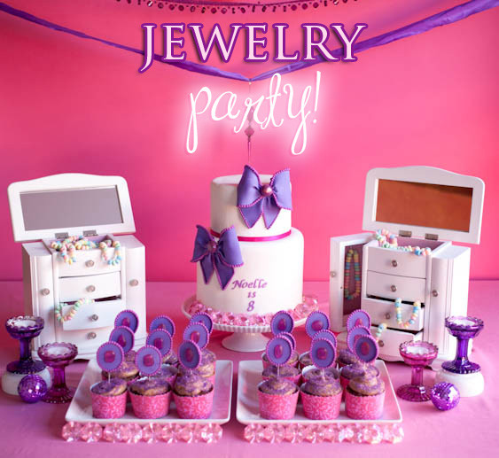 Cute Birthday Decorations
 Cute Jewelry Themed 8th Birthday Party