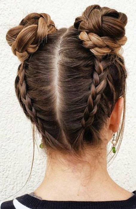 Cute Braided Bun Hairstyles
 20 Stylish Bun Hairstyles That You Will Want to Copy The