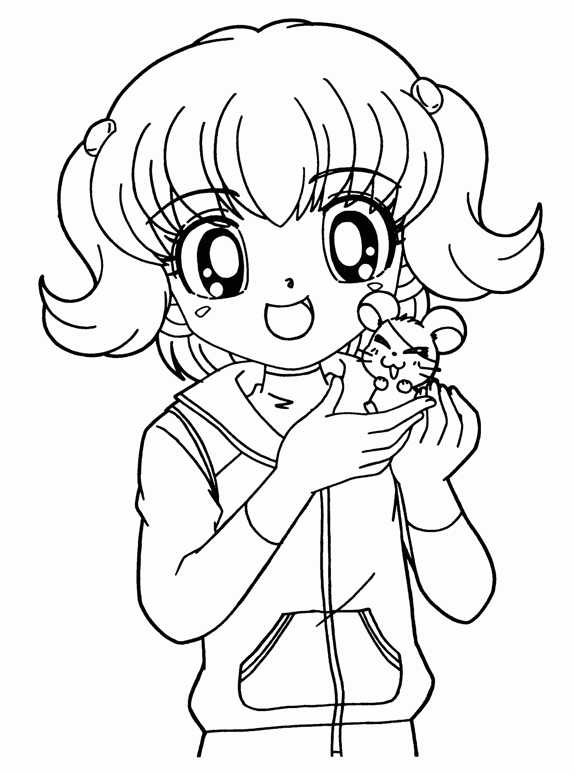 Cute Coloring Pages For Girls
 Anime Coloring Pages Best Coloring Pages For Kids