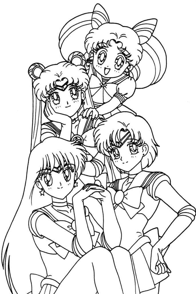Cute Coloring Sheets For Girls
 Anime Coloring Pages Best Coloring Pages For Kids