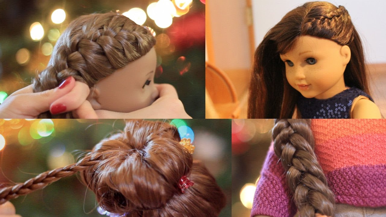 Cute Doll Hairstyles
 American Girl Doll Holiday Hairstyles 2016