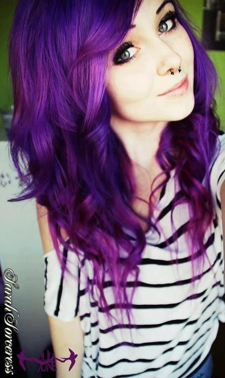 Cute Dyed Hairstyles
 Purple Hairstyles These 50 Cute Purple Shade Hairstyles