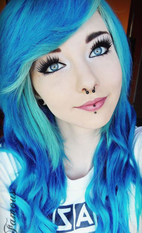 Cute Dyed Hairstyles
 48 best cute emo girls images on Pinterest