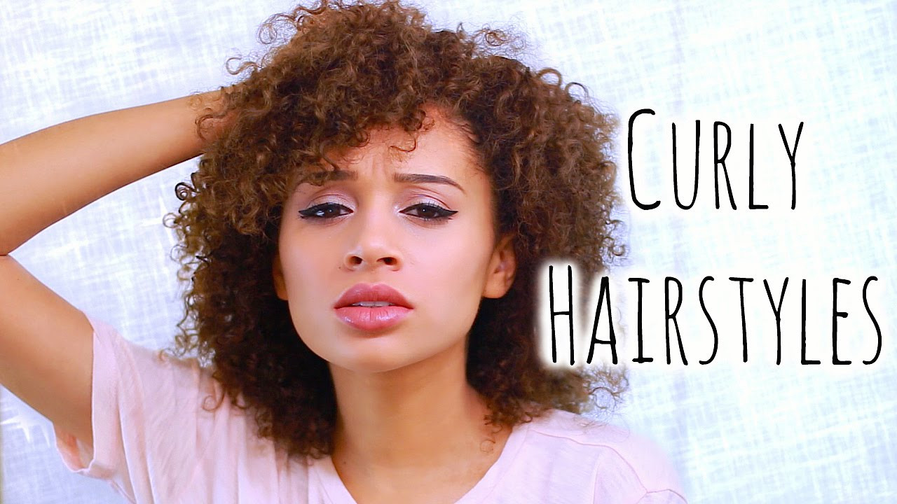 Cute Easy Hairstyles For Short Curly Hair
 5 Easy CURLY Hairstyles For School