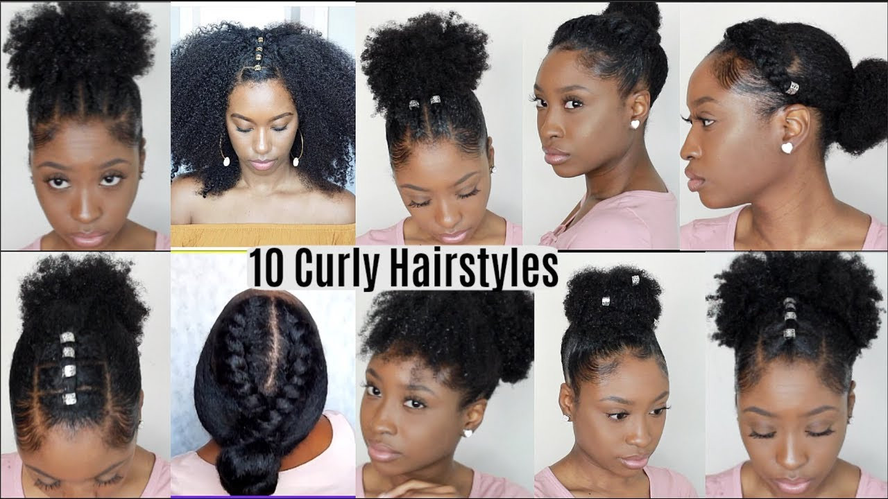 Cute Easy Natural Hairstyles
 10 Quick Easy Hairstyles For Natural Curly Hair