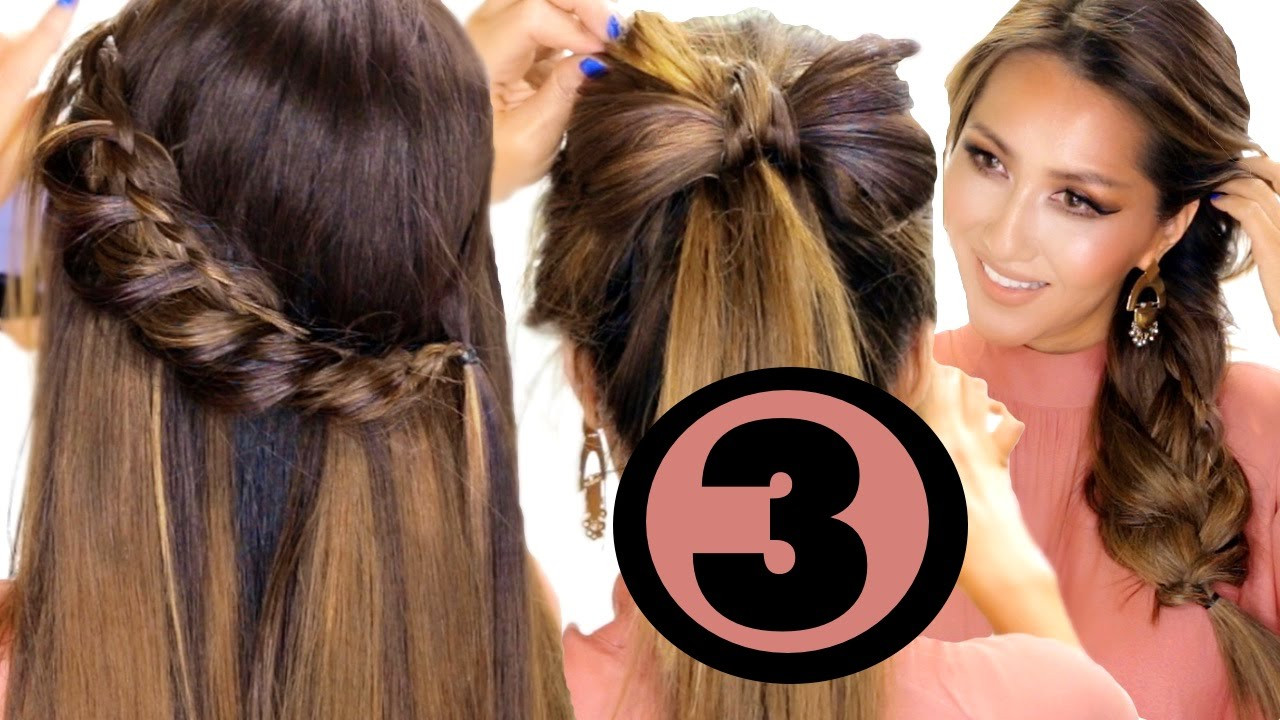 Cute Easy Summer Hairstyles
 3 Cute Summer HAIRSTYLES Made EASIER for YOU ★ Easy