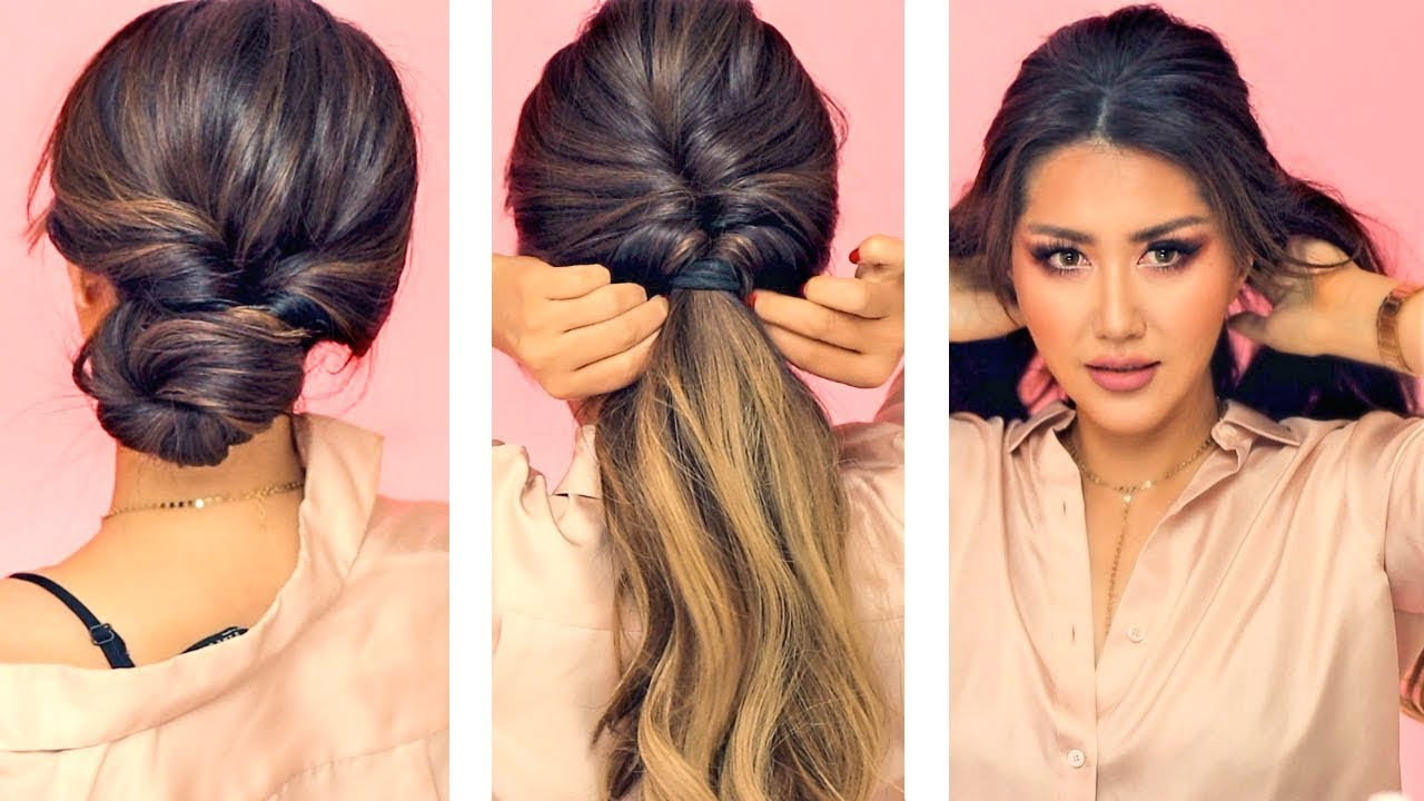 Cute Everyday Hairstyles
 1 MIN EVERYDAY HAIRSTYLES for WORK 💗 WITH PUFF 💗 EASY