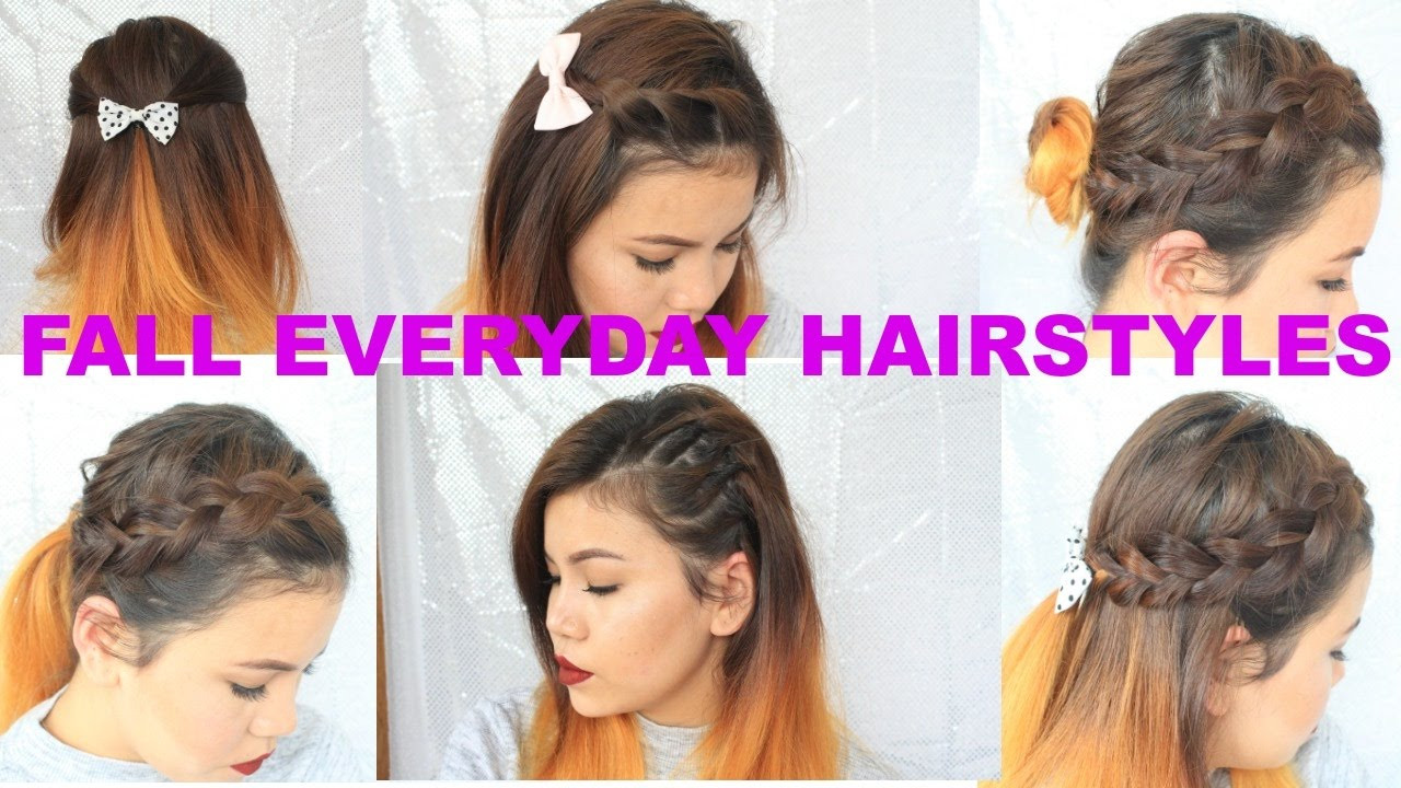 Cute Fall Hairstyles
 8 Quick and easy Cute fall hairstyles for everyday