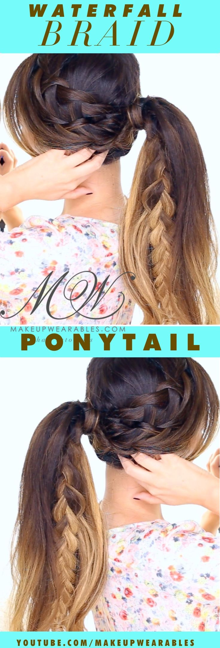 Cute Fall Hairstyles
 to watch How to Waterfall Braid Ponytail Cute