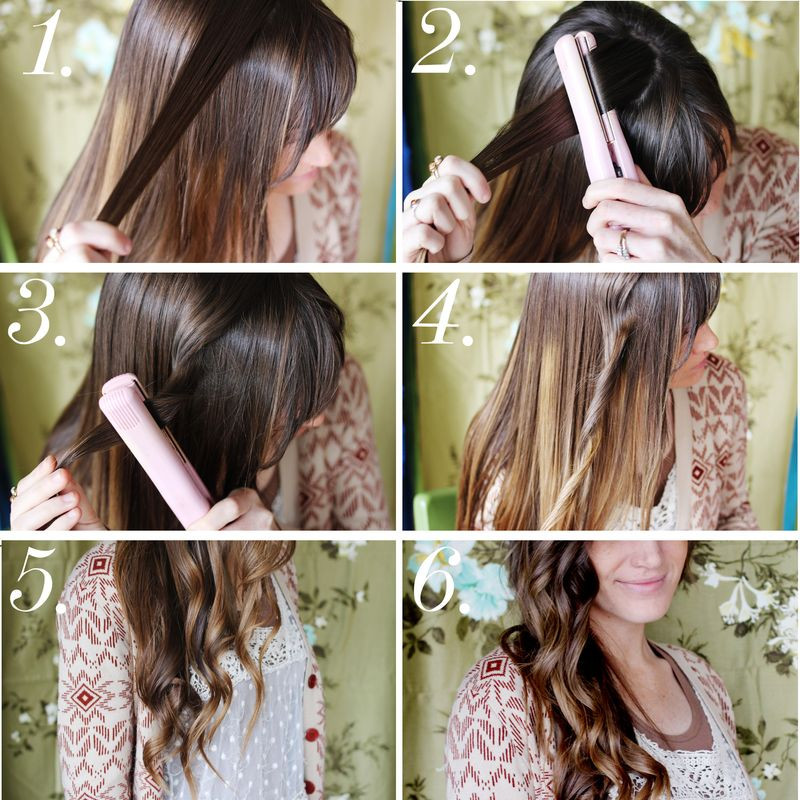 Cute Flat Iron Hairstyles
 How to Style Beachy Waves – A Beautiful Mess