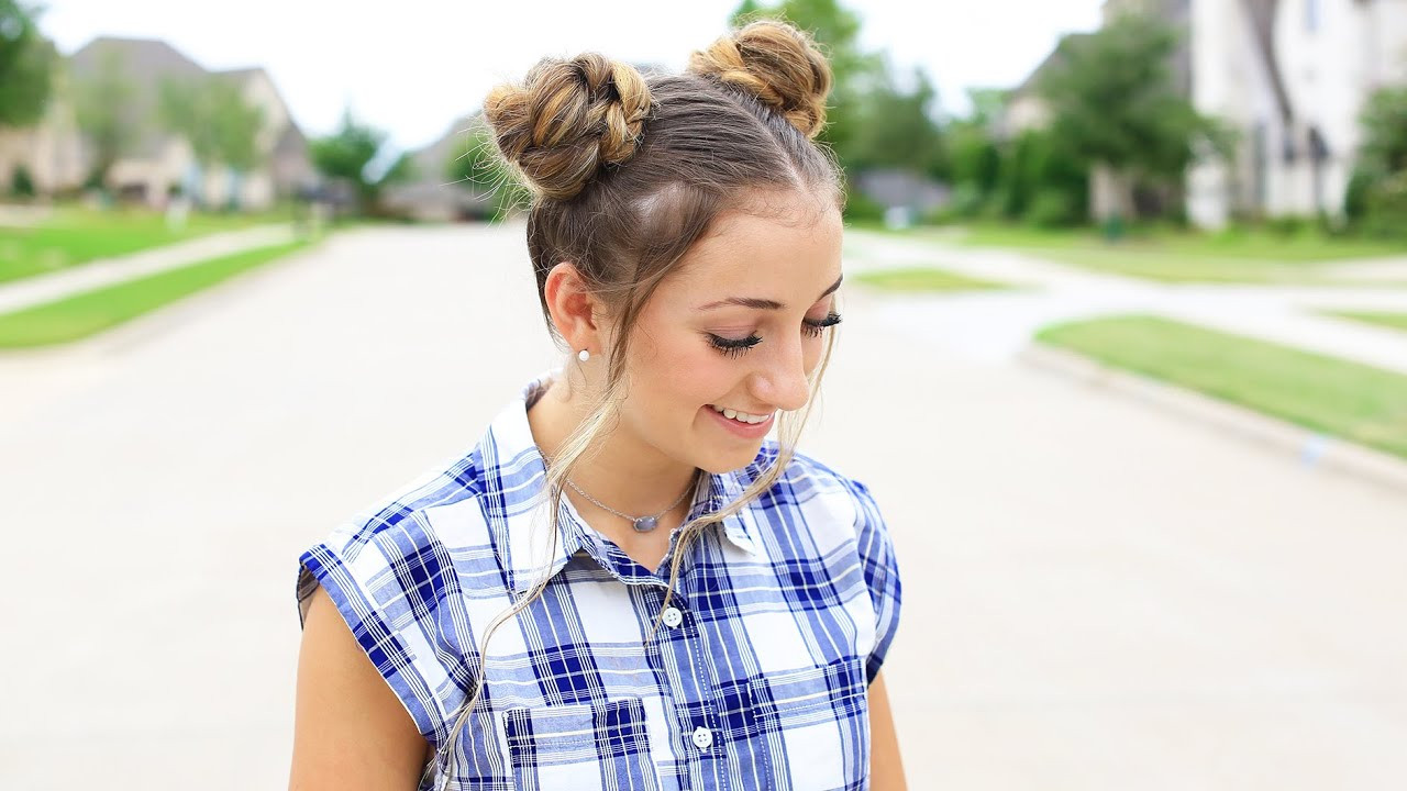 Cute Girl Hairstyles Com
 How to Create Double Braided Buns Back to School