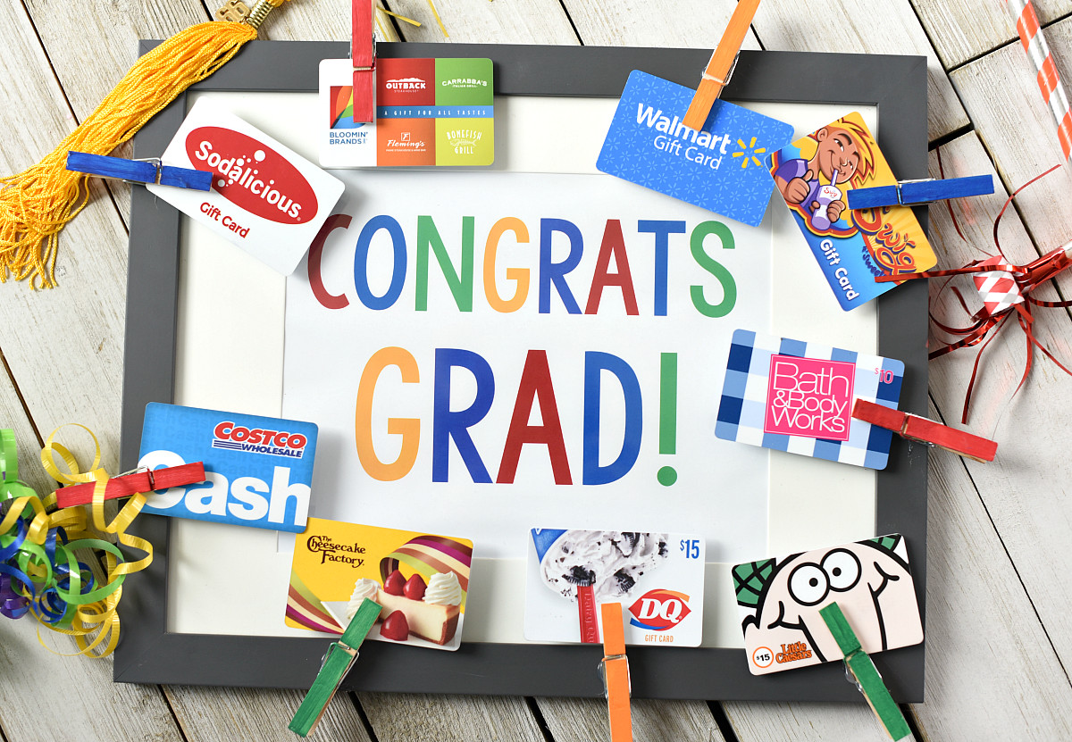 Cute Graduation Gift Ideas
 Cute Graduation Gifts Congrats Grad Gift Card Frame – Fun
