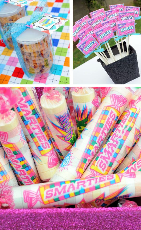 Cute Graduation Party Ideas
 Love the nerds on sticks and smarties Be cute for a