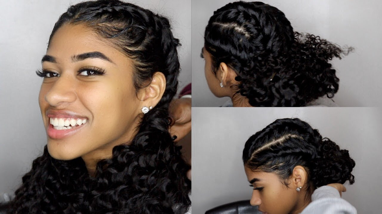 Cute Hairstyles For Frizzy Hair
 EASY Braided Hairstyles for Curly Hair