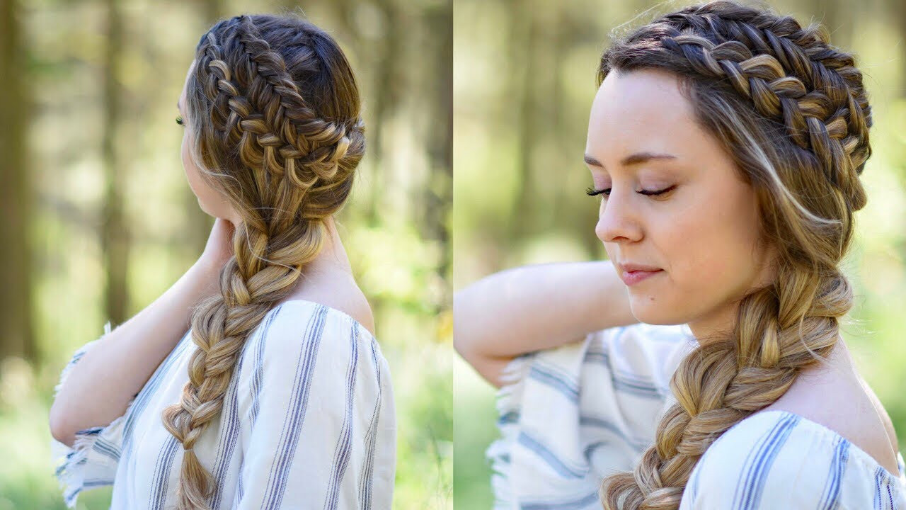 Cute Hairstyles For Girls
 Double Dutch Side Braid DIY