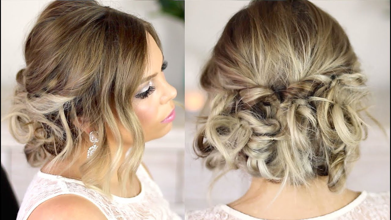 Cute Hairstyles For Prom
 Easy Formal Hair Messy Up Style Tutorial